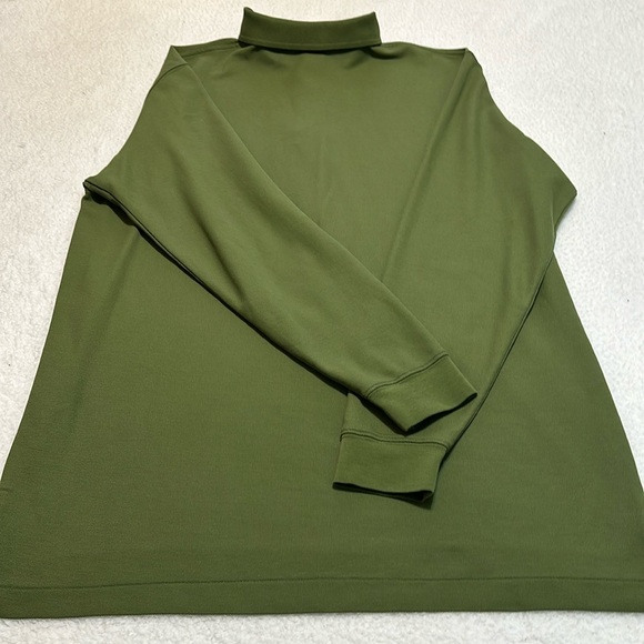 L.L Bean Men’s Green Long Sleeve Polo Shirt Size Large Tall - Picture 2 of 6